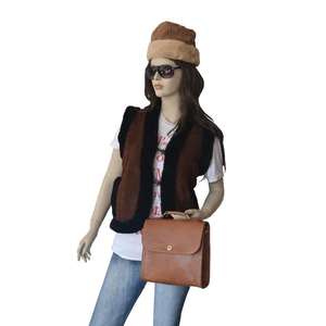 Nouveau sac à main pour filles, sac à bandoulière en cuir de buffle rouge, sac fourre-tout moyen de luxe, nouvelle mode, look féminin - Product Image 3