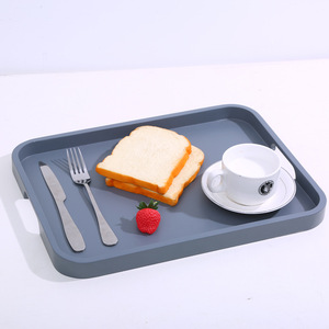 ถาดเสิร์ฟทรงสี่เหลี่ยม สีพื้น รุ่น GN006 สำหรับชา กาแฟ อาหารโรงแรม - Product Image 3