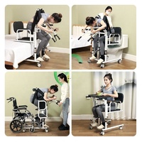 Suministros de terapia de rehabilitación Silla elevadora de transferencia de pacientes para transferencia de cama a silla