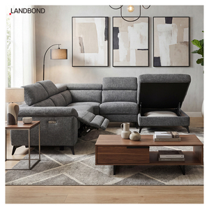 <span class=keywords><strong>Canapé</strong></span> <span class=keywords><strong>d</strong></span>'<span class=keywords><strong>angle</strong></span> inclinable électrique 3 places en cuir véritable et tissu, design européen moderne et luxueux, pour salon et hôtel - Product Image 1