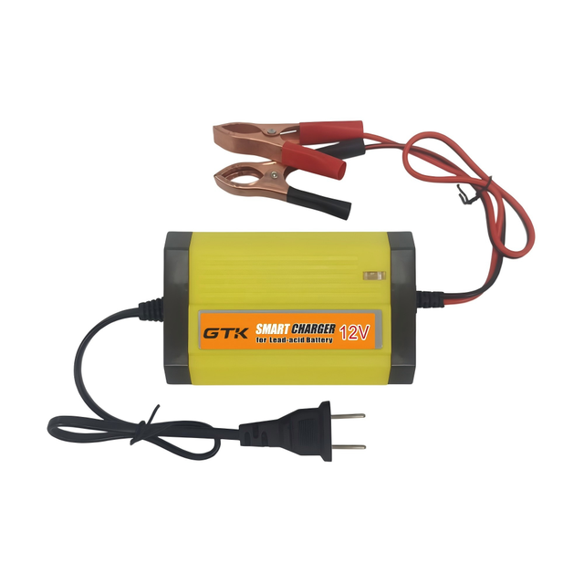 Universal 12V 2A Battery Charger for Car & Electric Scooter - Portable DC Power Adapter with Safety Guard