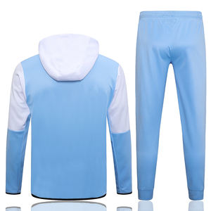 Conjuntos cortavientos de chándal Ropa deportiva de entrenamiento personalizada Hombres Cremallera Jogging Correr Chándal Dos piezas Sudaderas con cremallera completa - Product Image 5