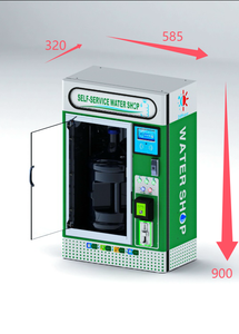 Đồng tiền hoạt động Wall Mount máy nước cửa sổ bán hàng tự động - Product Image 3