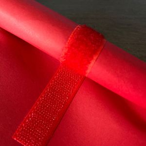 Vente en gros d'usine, sac à enveloppe rouge 17x10x31cm, sac d'emballage pour biscuits, sacs en papier debout avec fermeture à pression - Product Image 4