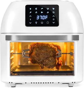 Fritadeira a ar elétrica, aparelho de cozinha com visor led/lcd controle digital fritadeira a ar