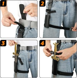 Ensemble de costume médiéval pour homme, chemise de pirate à lacets, <span class=keywords><strong>pantalon</strong></span> harem, ceinture de cowboy western, étui à épée, tenue de cosplay pour Halloween - Product Image 5