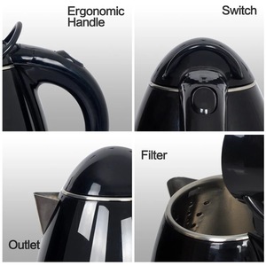 Hotel perhotelan Set baki cepat otomatis mematikan baja ketel listrik plastik keramik baki kopi air portabel rumah tangga - Product Image 6