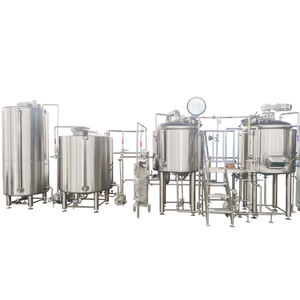 Nano 300L 500L 1000L 3bbl 5bbl 10BBL 微型啤酒厂啤酒设备全套啤酒酿造机双罐式酿造设备 - Product Image 6