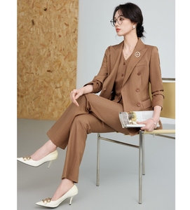 Traje DE FÁBRICA DE China para <span class=keywords><strong>mujer</strong></span>, traje de tres piezas de talla grande para <span class=keywords><strong>mujer</strong></span>, conjuntos de traje de negocios para <span class=keywords><strong>mujer</strong></span> - Product Image 3