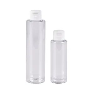 100ml 250ml Empty Squeeze Bottle Empty Refillable Travel Flip Cap Cosmetic Body Lotion Shampoo Plastic Bottle