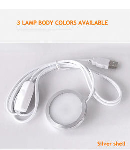 Dc 5V RGB <span class=keywords><strong>Led</strong></span> Puck cho bambu 3D ánh sáng máy in tròn đèn kit <span class=keywords><strong>LED</strong></span> 001 Tủ hiển thị Kệ truy cập chiếu sáng tự làm phần ánh sáng - Product Image 5