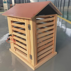 Wooden Meteorological Station IP65 Weatherproof Outdoor <b>Temperature</b> Data <b>Logger</b> for Environmental Monitoring - Product Image 3
