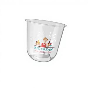 Gobelet à paroi simple en PLA biodégradable et compostable pour boissons froides, matériau écologique, design imprimé, différentes tailles 180 ml-700 ml - Product Image 1