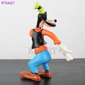 Sculpture Goofy de style vintage en fibre de verre, statue de dessin animé Goofy en résine faite à la main, artisanat en résine, cadeau, décoration d'intérieur - Product Image 2