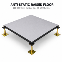 Dalles de sol surélevé antistatiques en sulfate de calcium 600x600x32mm avec fond en acier encapsulé pour centre de données – Vente en gros SENMAI