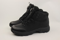 Bottes de randonnée mi-montantes DF ESDY C pour homme, légères, en nylon et cuir, avec boucle automatique et lacets, durables