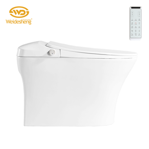 โถปัสสาวะหญิงอัจฉริยะพร้อมรีโมทควบคุมอุปกรณ์ในห้องน้ำสีขาวอัจฉริยะแบบเหนี่ยวนำอัตโนมัติ - Product Image 4