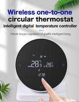 RKHK Smart Tuya WiFi Room Thermostat Nirkabel RF yang Dapat Diprogram untuk Pengontrol Pemanas Lantai Listrik dan Boiler Gas Google Home