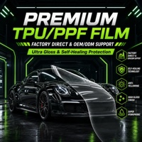 Film de protection de peinture transparent TPU PPF pour voiture, film anti-jaunissement invisible pour le detailing automobile professionnel