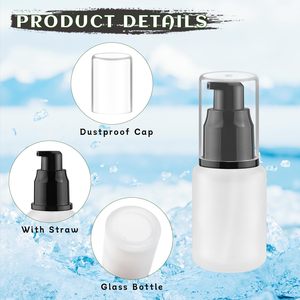 Biodegradable Cosmetic Container 30Ml 50Ml <b>100Ml</b> Wheat Straw <b>Plastic</b> <b>Bottle</b> With Lotion Dispenser Pump - Product Image 3