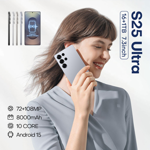 2025 S25Ultra 16GB + 1TB 5G Android <span class=keywords><strong>13</strong></span> Smartphone 6800mAh Batterie 7.3 Pouces Double <span class=keywords><strong>Carte</strong></span> SIM Nouveau <span class=keywords><strong>Prix</strong></span> Pas Cher Prend En Charge L'espagnol LTE - Product Image 6
