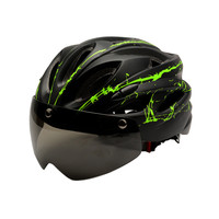 OEM & ODM – casque à lentille magnétique pour vélo, coque PC solide, visière détachable, casque de vélo