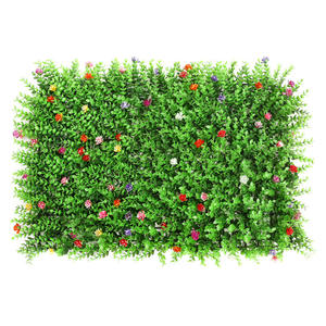 Paneles de Pared de Césped Artificial E-L121, Fondo de Plantas Verdes de Plástico para Decoración de Interiores y Exteriores del Hogar - Product Image 5