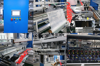 Machine d'emballage et de collage automatique pour bouteilles, pour cosmétiques et aliments - Contrôle PLC haute vitesse, motorisée, haute précision