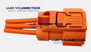 Connettore presa presa ad alta tensione a 3 Pin 46A a corrente piccola per veicoli elettrici HEV caricabatteria CC/CC contatti in rame HVC - Product Image 3