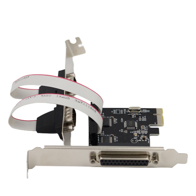 PCI-E 2S1P 9Pin Card RS232 Adapter PCIE COM Port Expansion Card