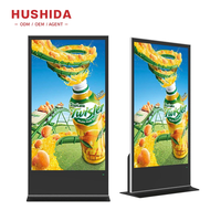 Écrans tactiles interactifs d'intérieur de 85 pouces, borne publicitaire, écran LCD vertical, affichage publicitaire, machine publicitaire, moniteur