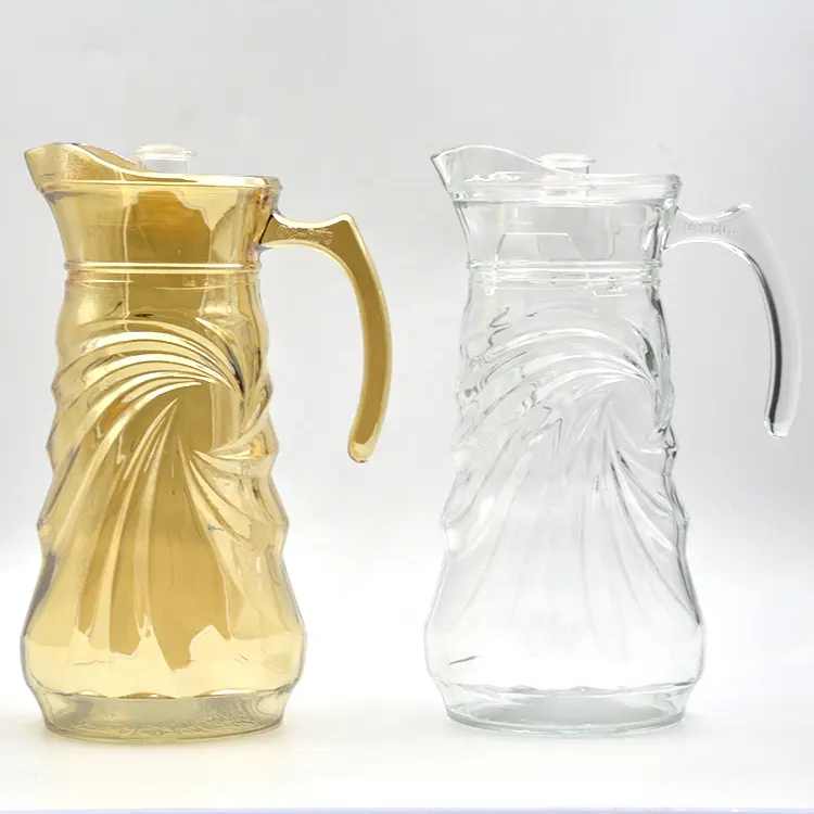 Exquisite electroplated gold wine glass jug for restaurants J-130SEL