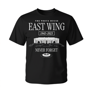 Camiseta East Wing Never Forget 1942 2025 con diseño conmemorativo de la Casa Blanca, unisex, para adultos, manga corta, cuello redondo - Product Image 3