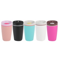 Gobelet de voyage isotherme Leak Poof en acier inoxydable 304, tasse de voiture isolée, contraste de couleurs, tasse à eau portable pour l'extérieur, logo personnalisé