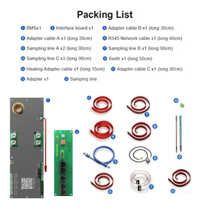 PB2A16S30P JIKONG Onduleur de stockage d'énergie BMS 300A pour batterie LiFePO4 BMS 16S 48V BMS intelligent pour pack de batteries lithium-ion - Product Image 3