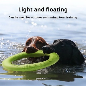 Con Chó Đồ Chơi Bay Đĩa Đào Tạo Vòng Puller Chống-Cắn Nổi EVA Chất Liệu Tương Tác <span class=keywords><strong>Pet</strong></span> Nhai Nguồn Cung Cấp Cho Nhỏ Vừa Chó - Product Image 4