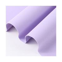 Tissu Brocart Lulu Spandex/Polyester Double Face Haute Élasticité pour Vêtements de Yoga et Fitness, Teint, 250g, Imitation Coton, Extensible