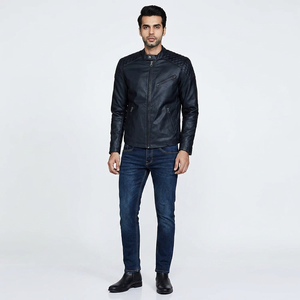 High Quality Custom Embroidery Genuine <b>Leather</b> Varsity <b>Jacket</b> <b>Men</b> Quick Dry Breathable Vintage Style Autumn Outdoor - Product Image 1
