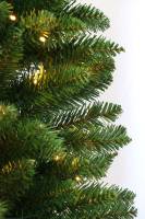Sapin de Noël moderne et écologique en PE et PVC de 1,80 m avec base métallique robuste – Idéal pour le Nouvel An et les cérémonies de remise des diplômes