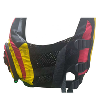 Gilet de sauvetage universel en mousse pour adulte, gilet de sauvetage pour la pêche en kayak, avec fermeture éclair, 2 poches, gilet de sauvetage pour adultes