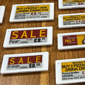 Etiqueta de Precio Digital NFC, Etiqueta Magnética Personalizable, Aplicación para Tiendas, Pantalla de Tinta Electrónica, ESL, Etiqueta Electrónica para Estantes de Supermercado - Product Image 1