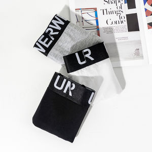 Calzoncillos bóxer para hombre Modal, ropa interior transpirable cómoda con logotipo de tendencia, venta al por mayor personalizada de fábrica - Product Image 3