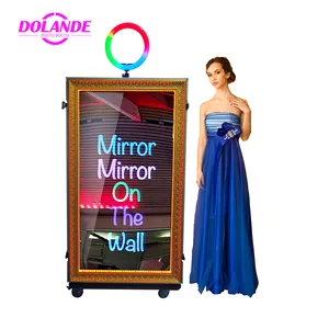 55 65 Inch Retro Touch Screen Magic Mirror Photo Booth Miroir Selfie Photobooth Compatible with Camera