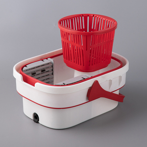 Kit Mop Rotante Pieghevole BOOMJOY per Pulizia Pavimenti Interni con Secchio in Plastica e Sistema Rotante a 360° - Product Image 2