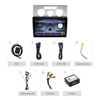 Meihua10.1 pouces voiture Android lecteur Dvd pour 2004-2008 Volkswagen Touran manuel A/C avec système de navigation GPS