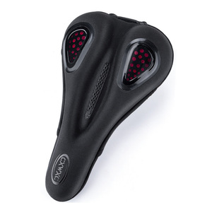 Housse de coussin de vélo en silicone Housse de siège épaissie pour VTT Gels de silicone Housse de selle de vélo en gel de silice respirant - Product Image 1