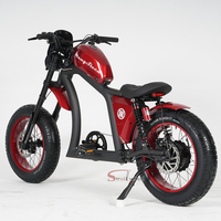 Vélo électrique à pneus larges rapide, Fat Bike Chopper, 45 km/h, Mangosteen FT-02, vélo électrique de ville, 1500W 48V 30Ah, vélos électriques
