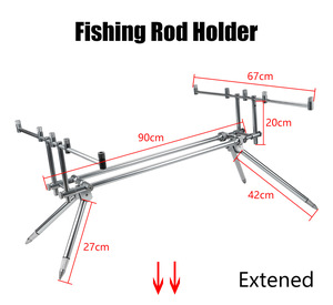 Vente en gros, <span class=keywords><strong>support</strong></span> amovible pour <span class=keywords><strong>canne</strong></span> <span class=keywords><strong>à</strong></span> <span class=keywords><strong>pêche</strong></span> <span class=keywords><strong>à</strong></span> la <span class=keywords><strong>carpe</strong></span> en acier inoxydable, <span class=keywords><strong>support</strong></span> avec alarmes - Product Image 3