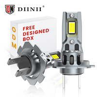 Système d'éclairage automobile ODM d'usine 8000Lm 6000K, phares LED Foco Turboes H4 H7, lampes LED pour voitures, Lampadas Faros