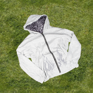 Sudadera con Capucha Unisex al por Mayor, de Felpa Francesa Gruesa de 410 g/m², de Poliéster/Algodón, Estampada, Vintage, Extra Grande, con Cremallera, Transpirable y Tejida - Product Image 4